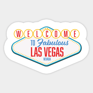 Welcome to Las Vegas Nevada logo Sticker